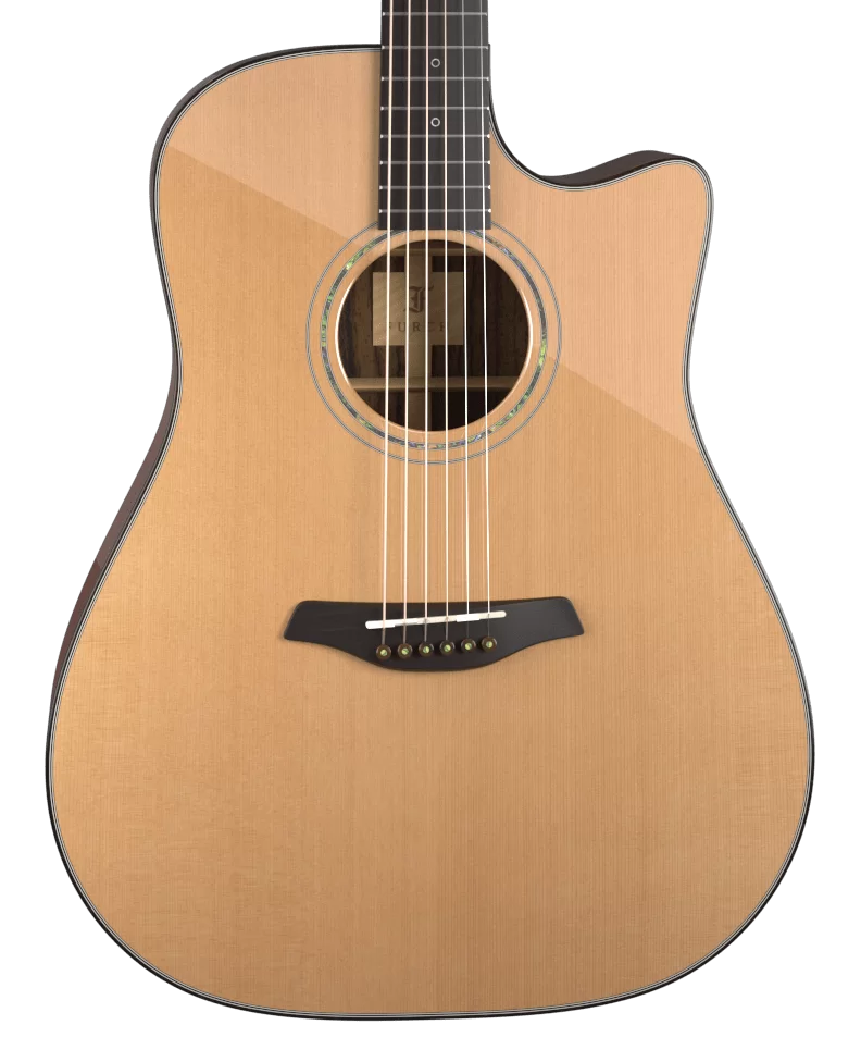 Dreadnought Cutaway Body Shape Acoustic Guitar