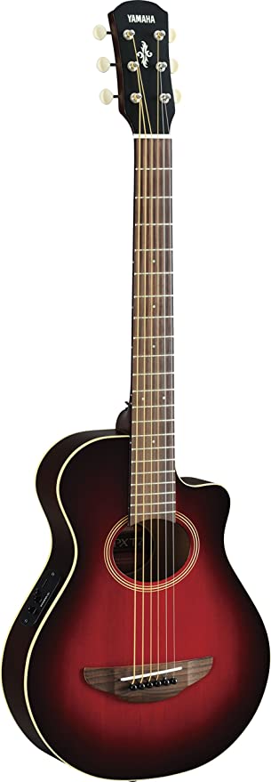 Yamaha APXT2-3/4 Thin Line Cutaway, Dark Red Burst
