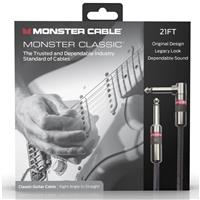 Monster® 600497-00, Prolink Classic, 0.25in, 21 ft., Instrument Cable, Right Angle to Straight Angle