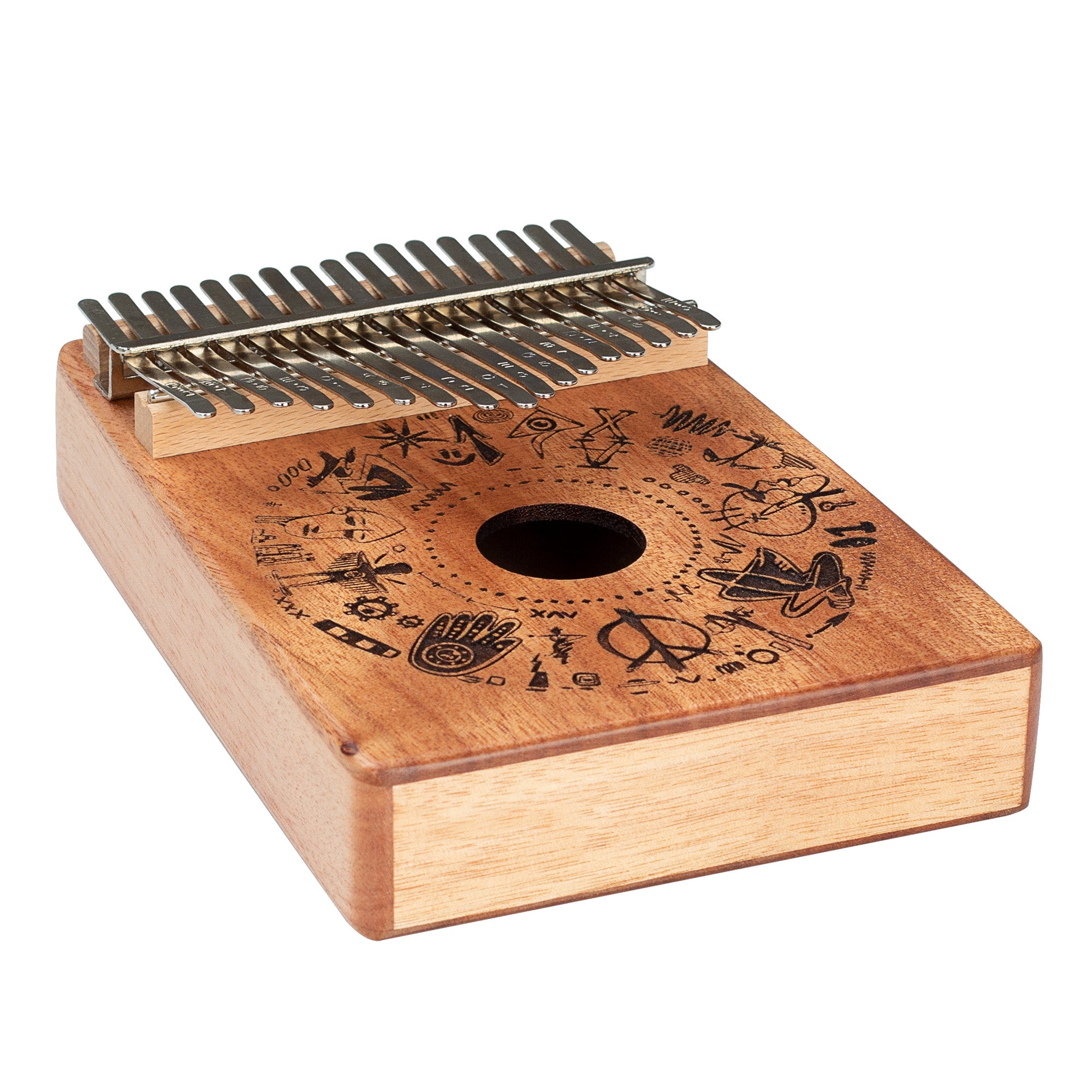 Sela Kalimba SE252, Mahogany, Art Series Free Spirit