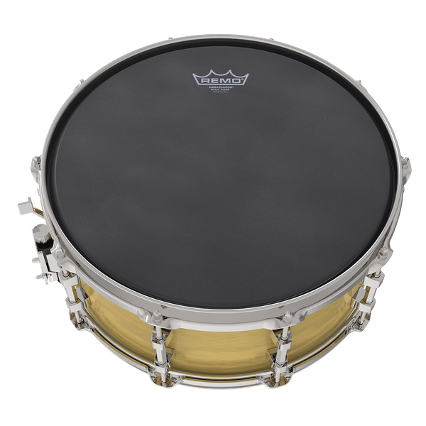 Remo BA-0816-ES, Batter, Ambassador Black Suede Drum Head -16 Inch