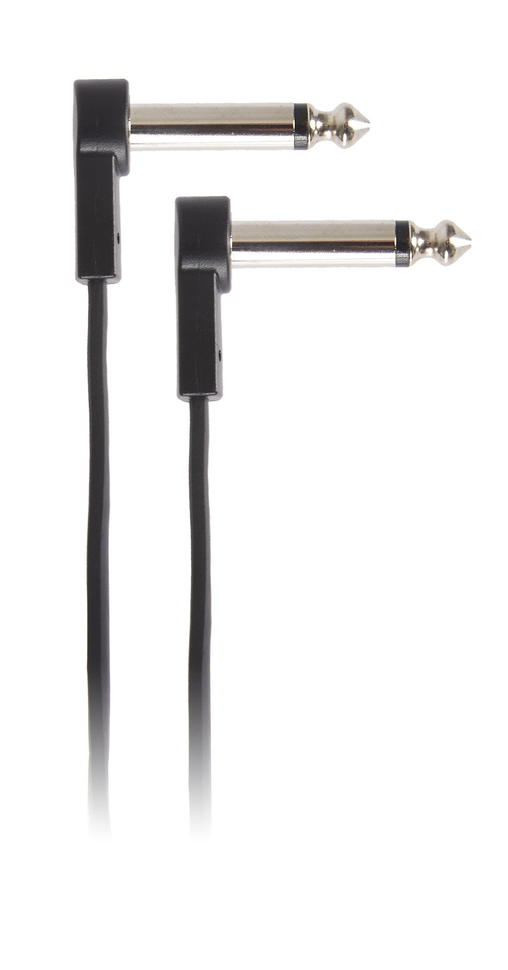 bespeco Basic Series, BS030PPN, Flat Patch Cable, Shielded, 30cm, Right angle to Right Angle, Black
