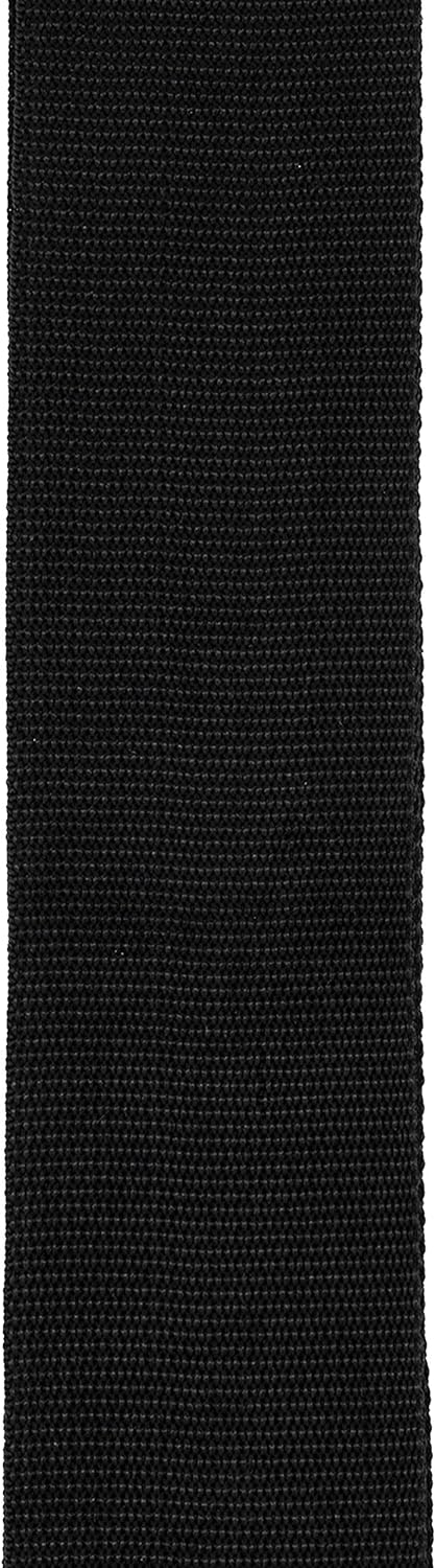 D'Addario 74T000, Black, Polypro Padded Bass Guitar Strap