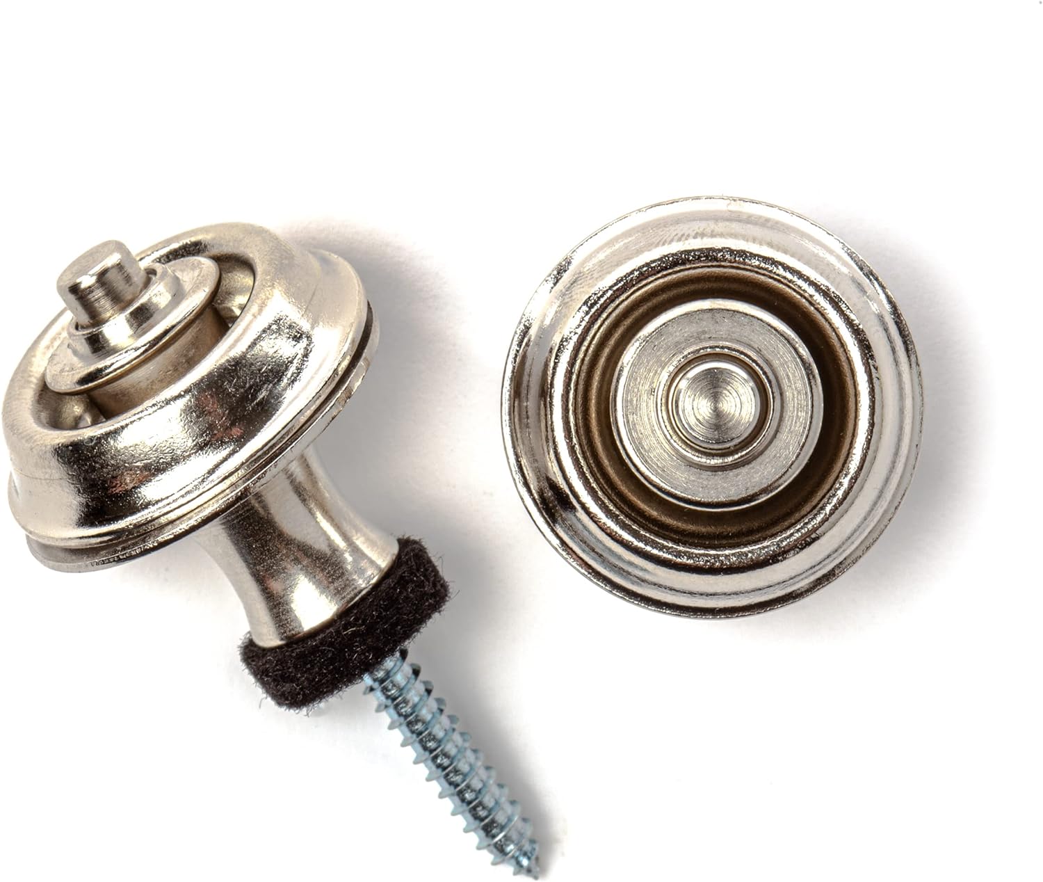 Dunlop SLS1101N, Original Nickel Strap Lock & Button