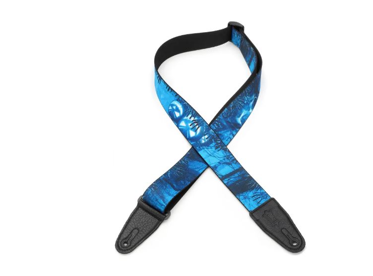 Levy's MP2H-002, Halloween Reaper Guitar Strap, 2.0", adjust up to 65", Poly