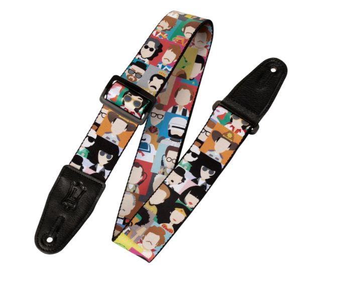 Levy's MPD2-104, Pop Art Guitar Strap, 2.0", Poly