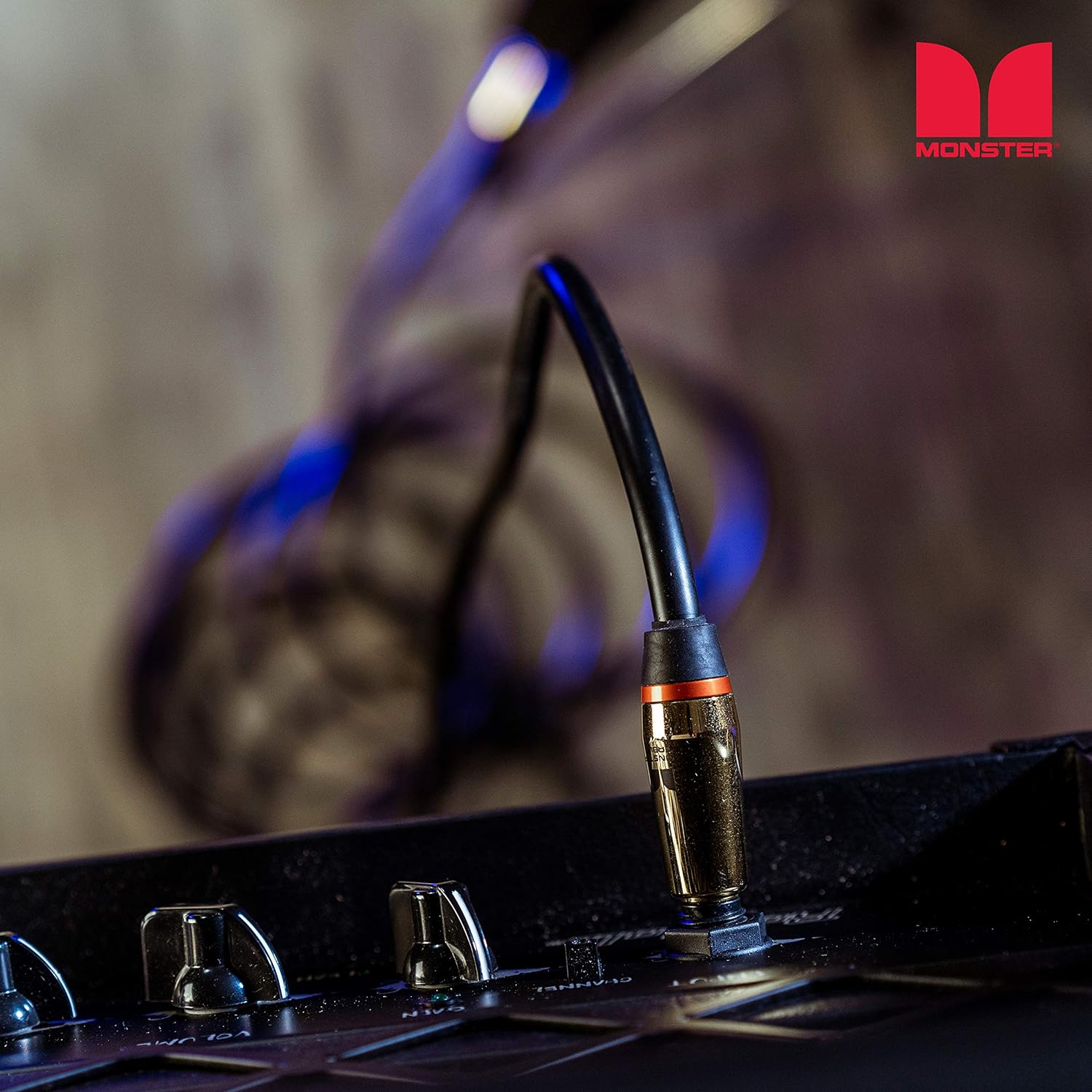 Monster® Prolink Rock 600542-00,Instrument Cable, Straight-to-Straight, 21ft., Black