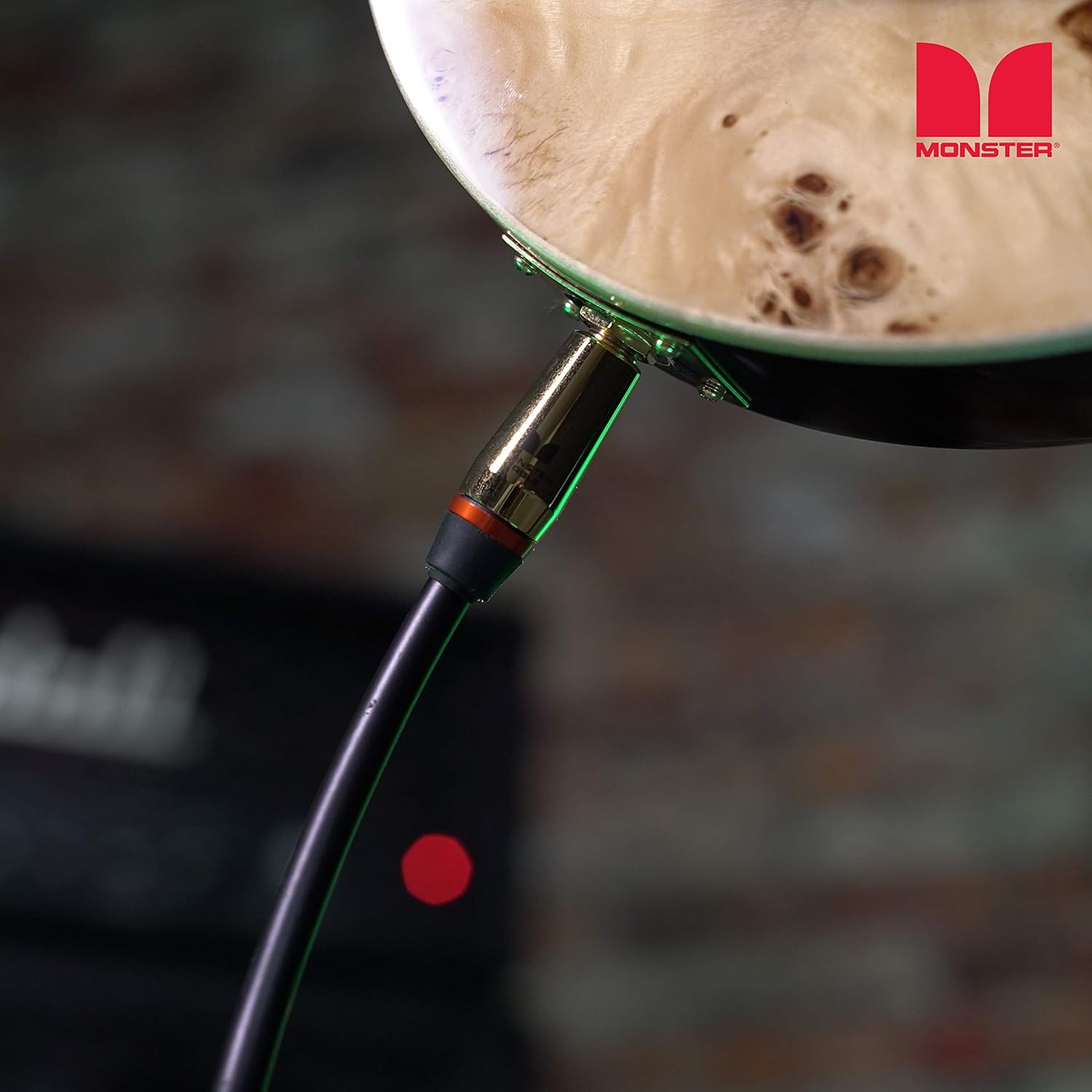 Monster® Prolink Rock 600542-00,Instrument Cable, Straight-to-Straight, 21ft., Black