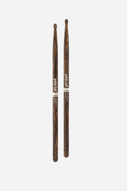 Promark Classic 2B, TX2BW-FG, Firegrain Drum Sticks, Hickory, Made in Texas