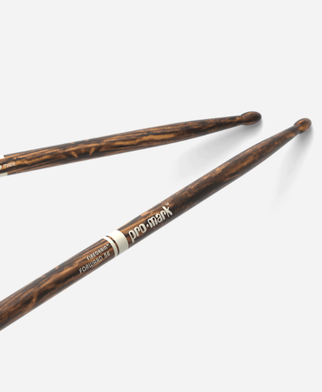 Promark Classic 5B, TX5BW-FG, Firegrain Drum Sticks. Hickory, Made in Texas