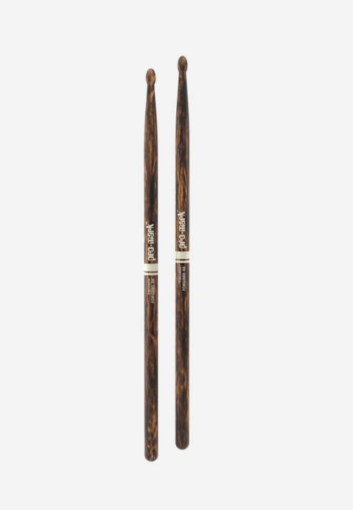 Promark Classic 5B, TX5BW-FG, Firegrain Drum Sticks. Hickory, Made in Texas