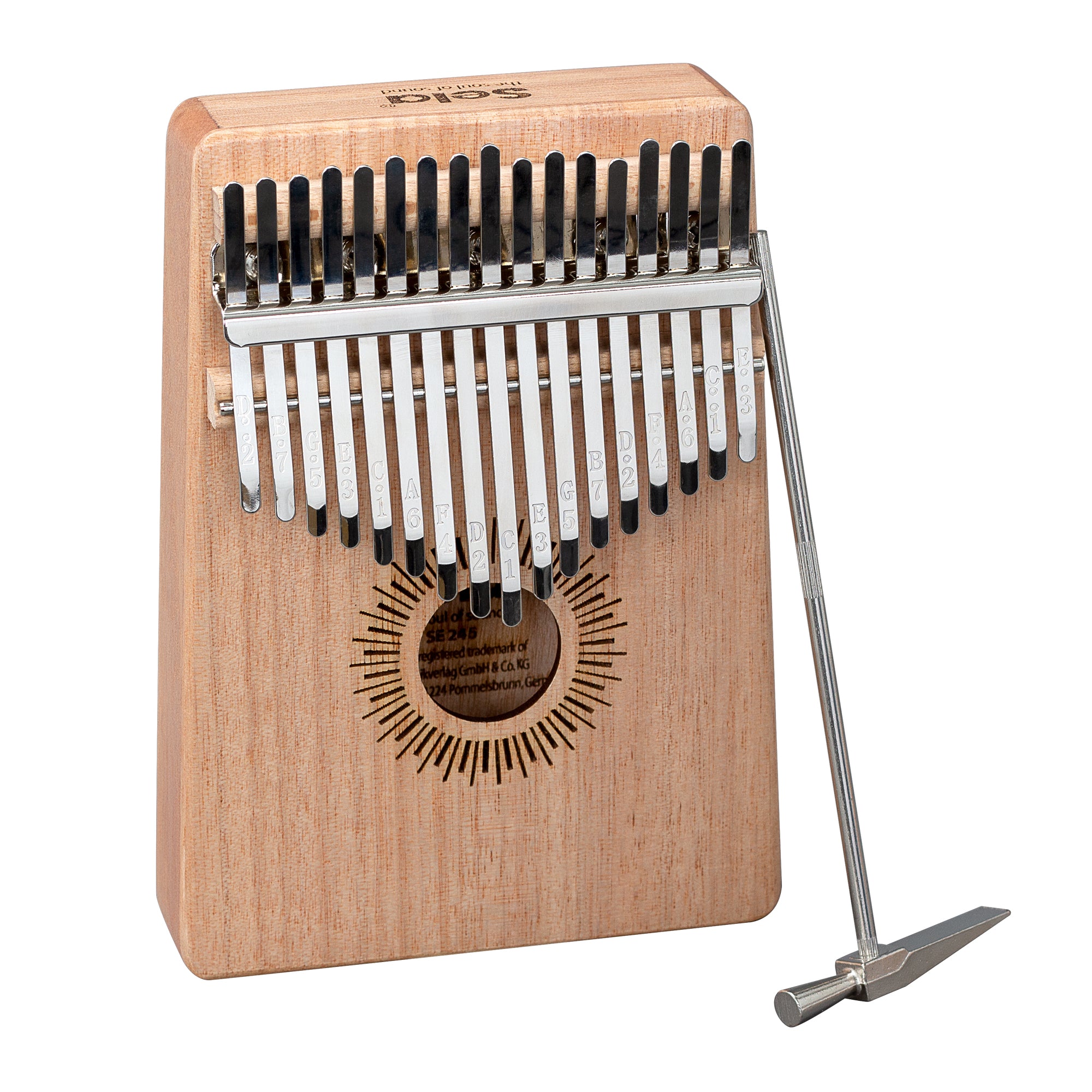 Sela Kalimba SE245, Mahogany