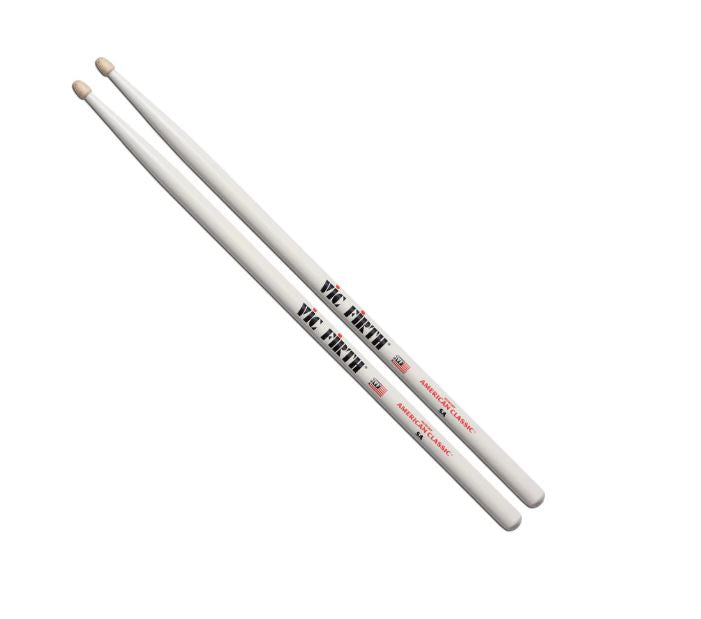 Vic Firth American Classic®, 5AW White Drum Sticks, Hickory, Wood Tip