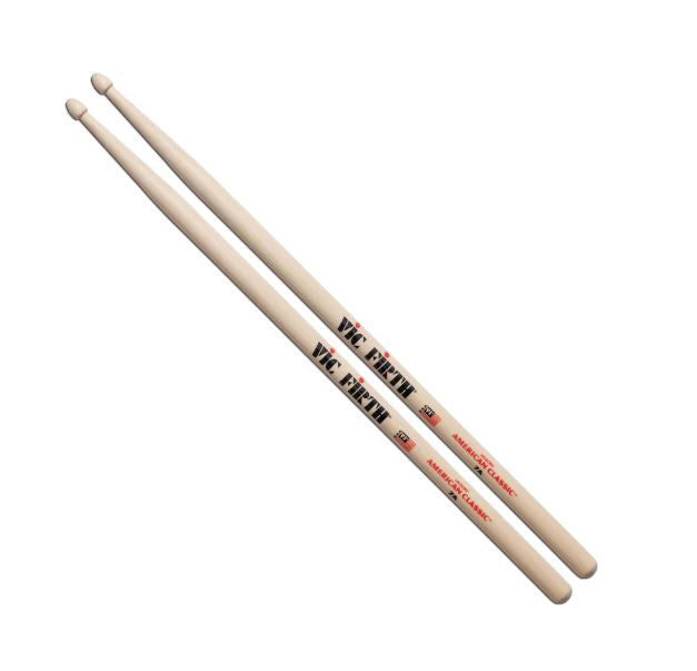 Vic Firth American Classic® 7A Drum Sticks, Hickory, Wood Tip