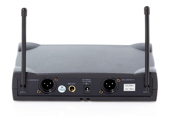 bespeco GM905HPR, VHF Wireless Microphone, Handheld w/headset, Dynamic Range 90dB