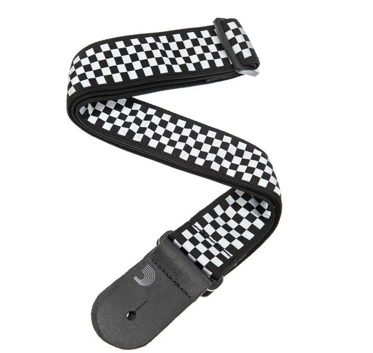 D'Addario 50C02, West Coast Check Mate, Nylon Guitar Strap