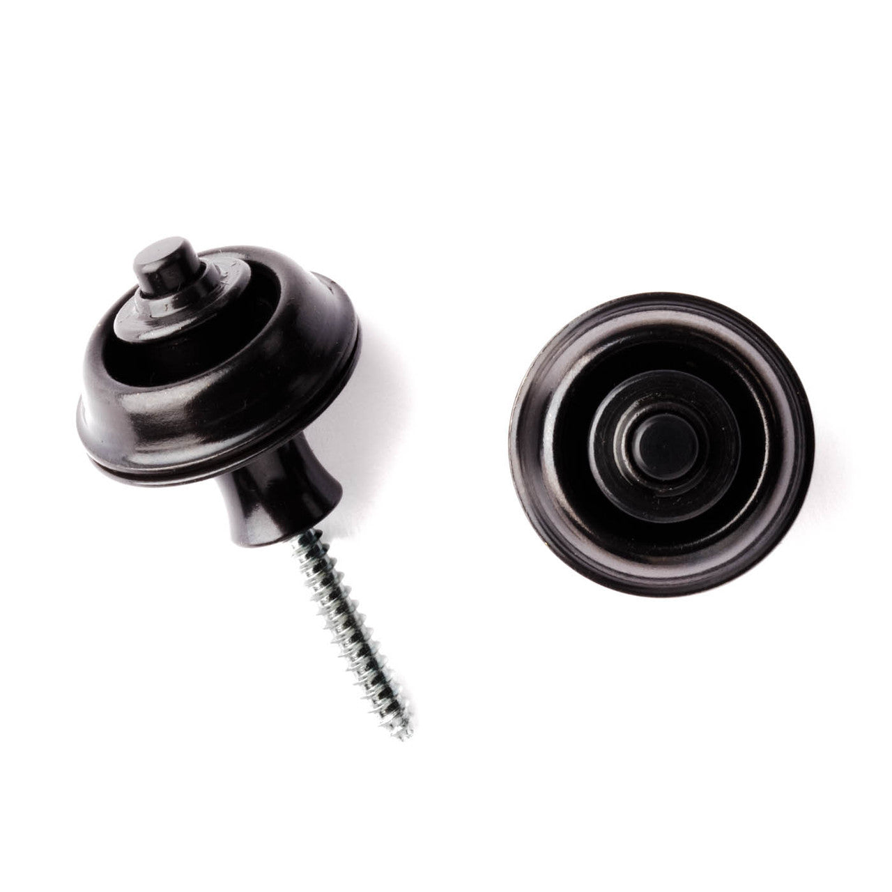 Dunlop SLS1103BK, Original Retainer Strap Lock, Black Oxide