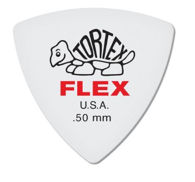 Dunlop 456 Tortex® Flex™ Triangle Pick,  0.50MM