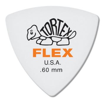 Dunlop 456 Tortex® Flex™ Triangle Pick,  0.60MM