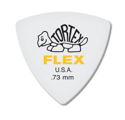 Dunlop 456 Tortex® FLEX™ Triangle Pick,  0.73MM