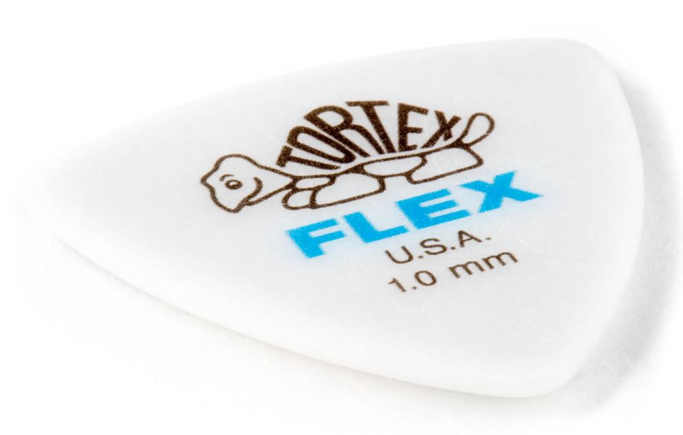 Dunlop 456 Tortex® Flex™ Triangle Pick,  1.0MM