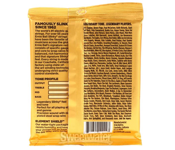 Ernie Ball 2222 Hybrid Slinky Nickel Wound Electric Guitar Strings - .009-.046