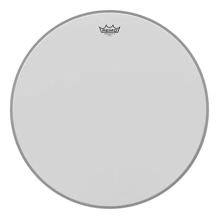 Remo AX-1124-00, Bass, Ambassador X, Coated Drum Head, 24 inch