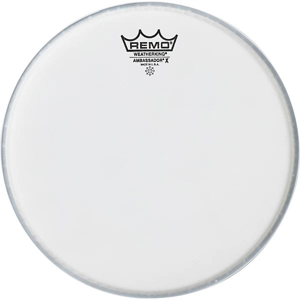 Remo AX-0110-00, Batter, Ambassador X, Coated, Drumhead -10 Inch