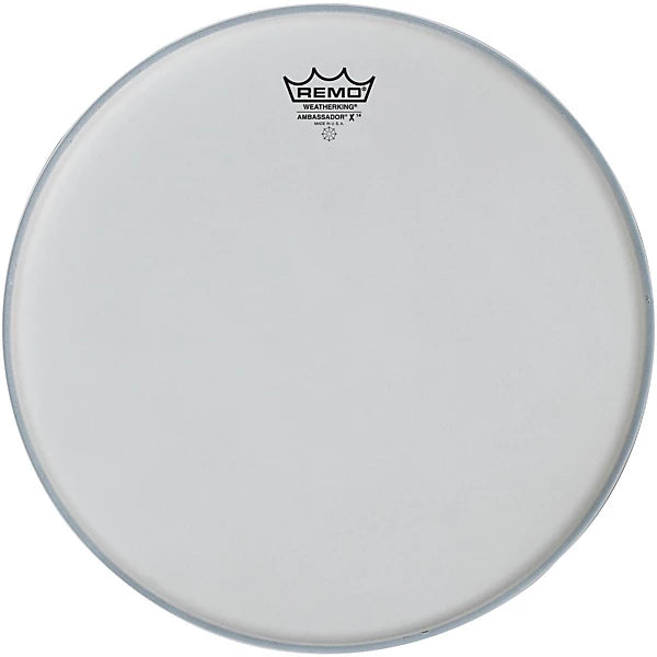 Remo AX-0113-14, Batter, Ambassador X14, Coated, Drumhead -13 inch