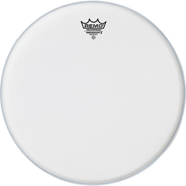 Remo AX-0114-00, Batter, Ambassador X, Coated. Drumhead -14 Inch