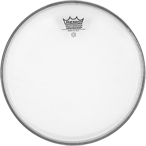 Remo BA-0310-00, Batter, Ambassador Clear Drum Head - 10 Inch