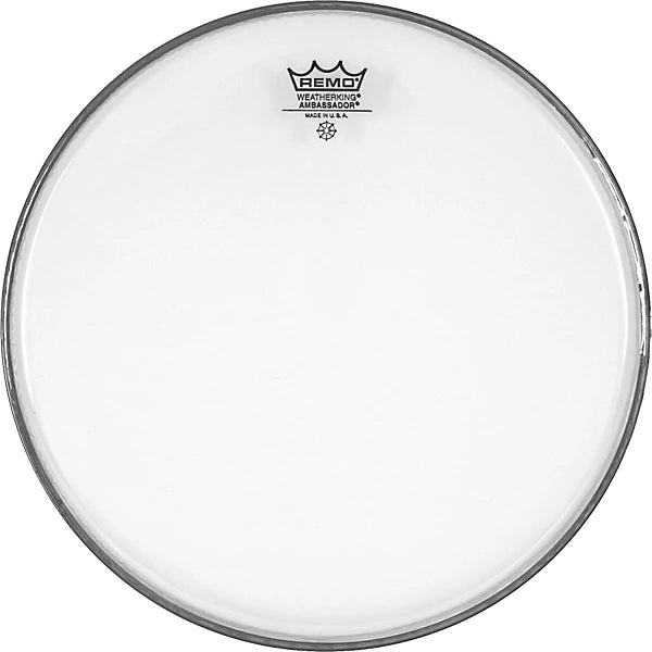 Remo BA-0312-00, Batter, Ambassador Clear Drum Head - 12 Inch