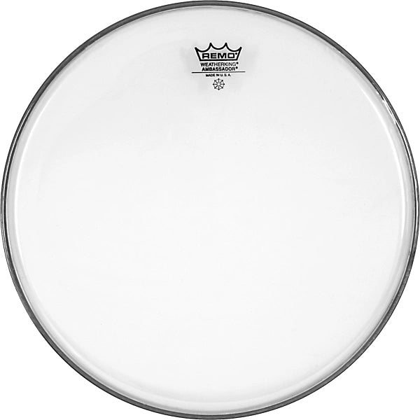 Remo BA-0313-00, Batter, Ambassador Clear Drum Head - 13 Inch
