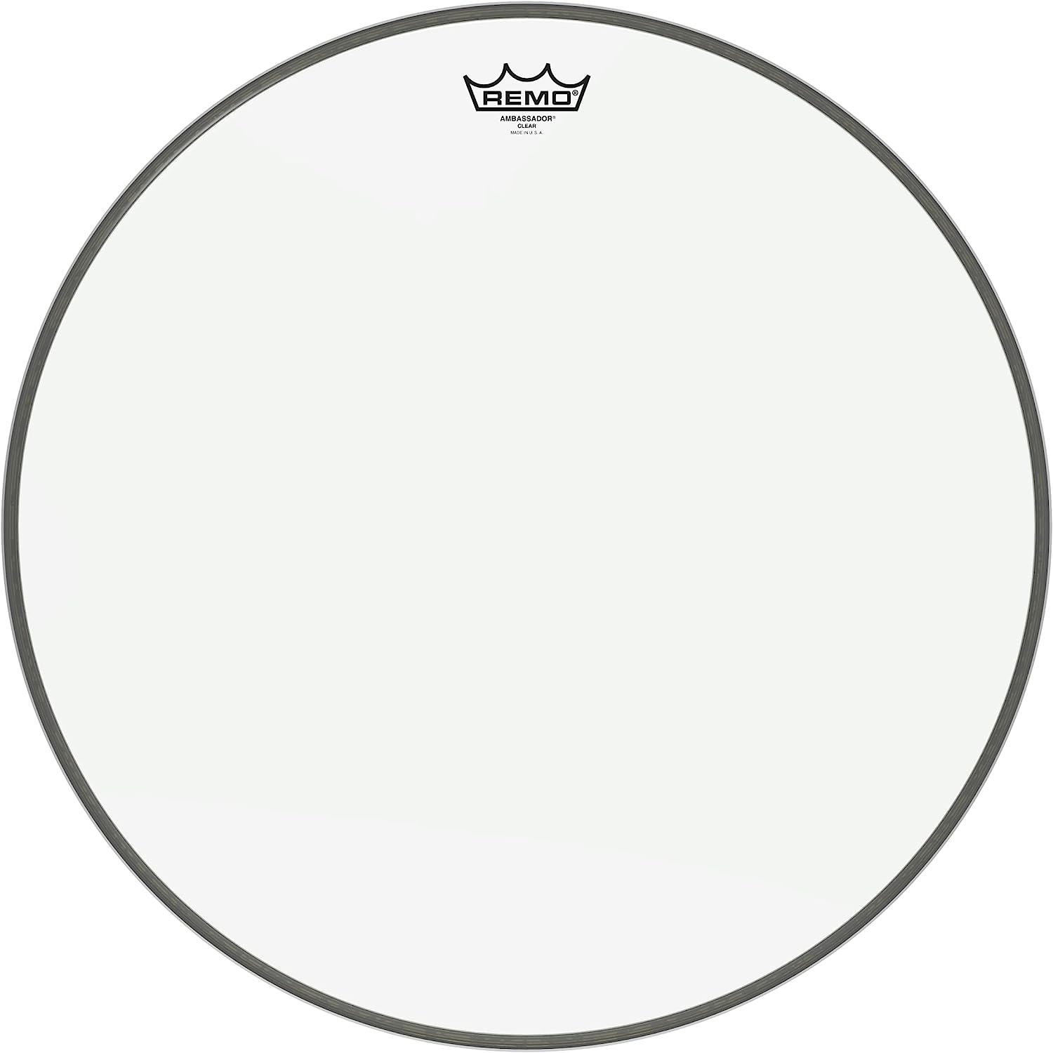 Remo BR-1320-00, Bass, Ambassador, Clear Drum Head, 20 inch