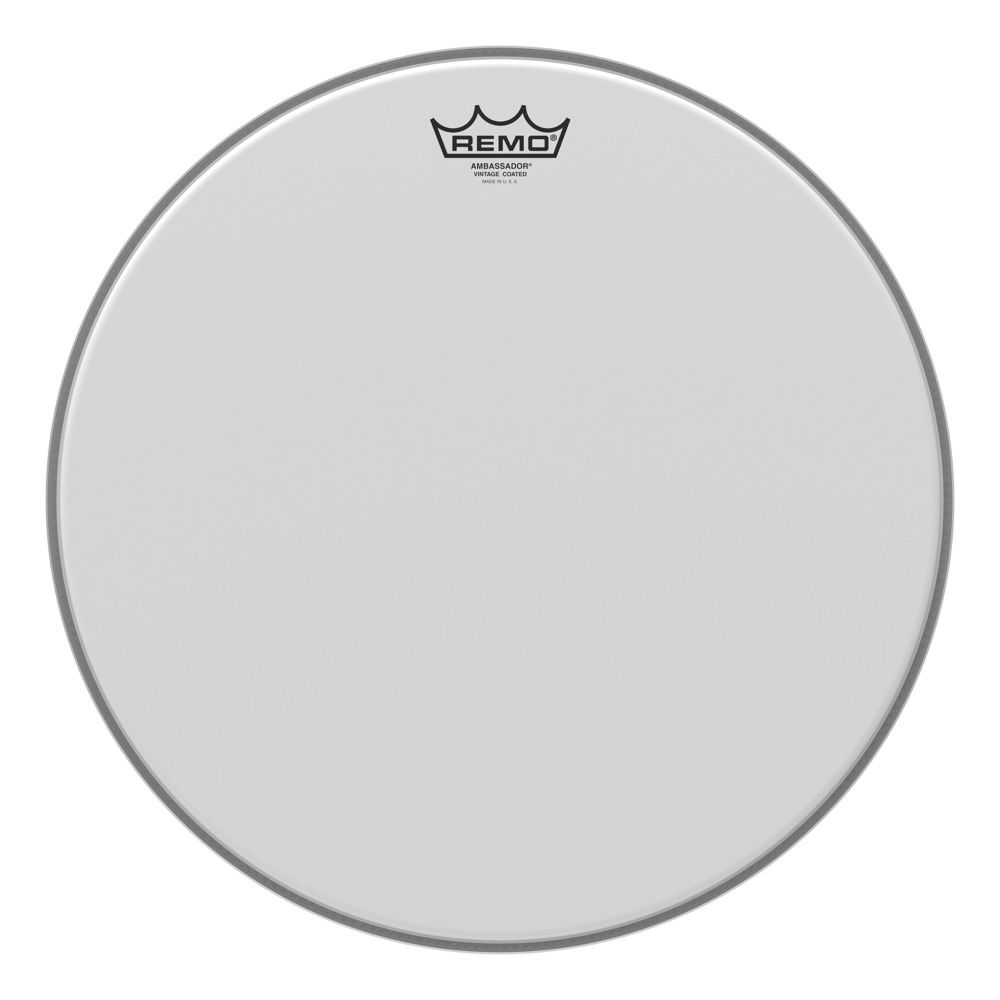 Remo VA-0112-00 Batter, Vintage Ambassador, Coated Drum Head,12 inch