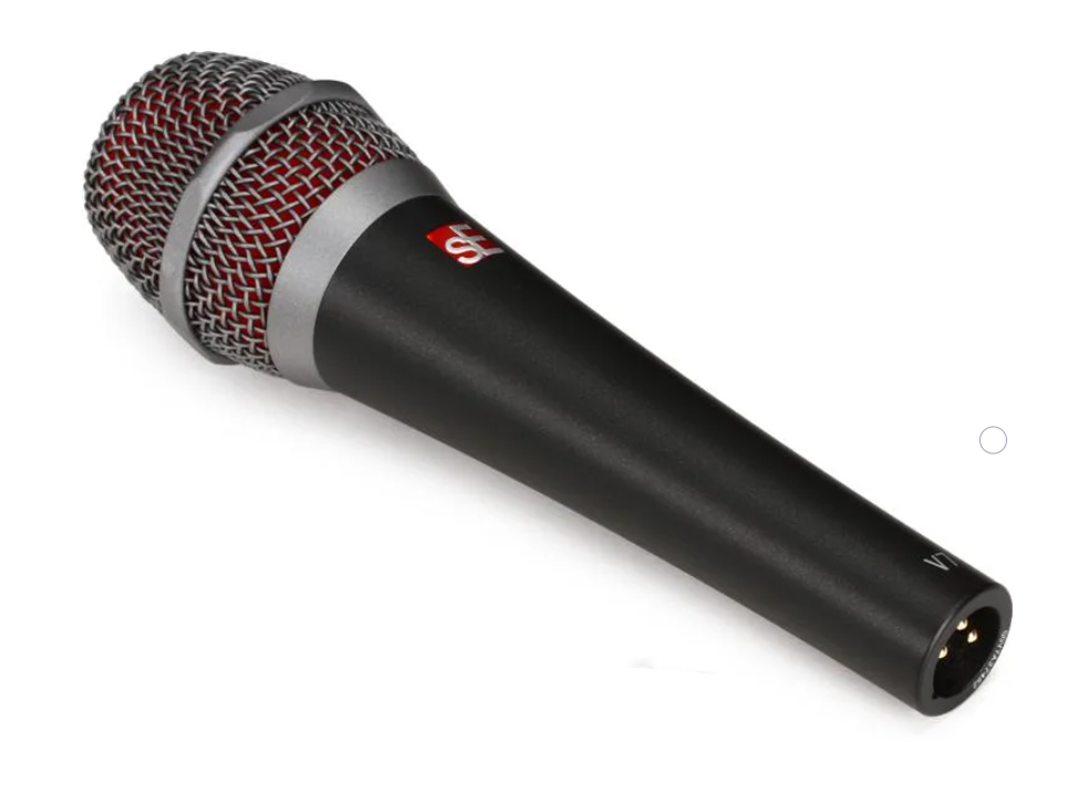sE Electronics V7 Super Cardiod dynamic handheld vocal microphone, Black