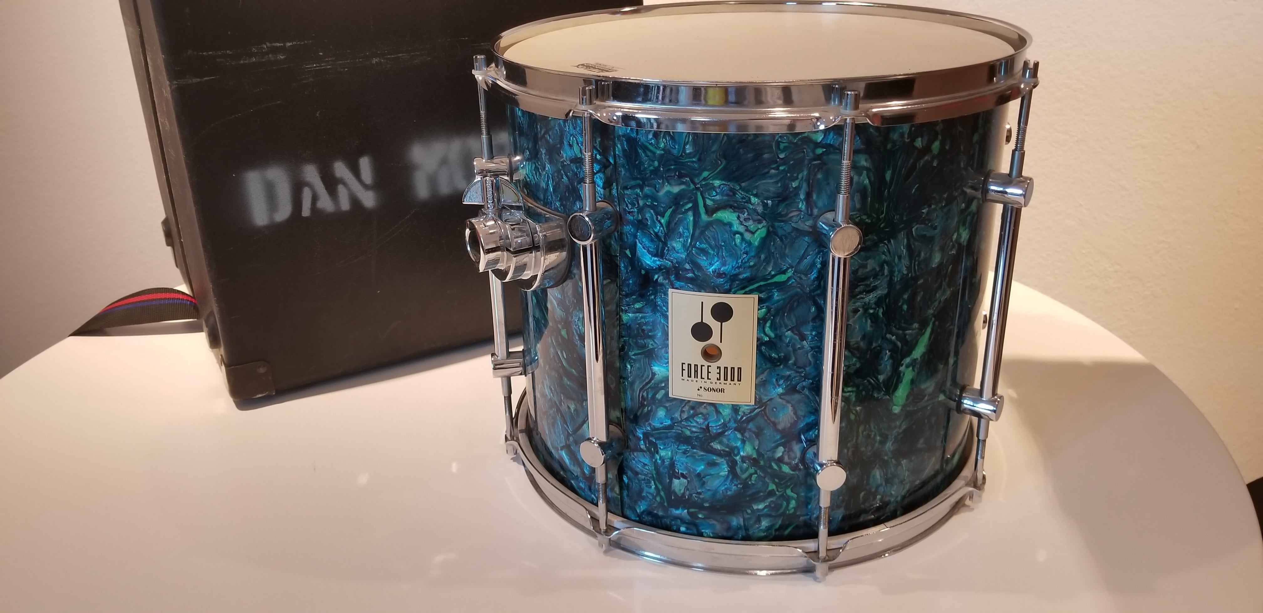 Sonor Tom Force 3000 10"x12" , Birch Wood, Made in Germany. With signed original case