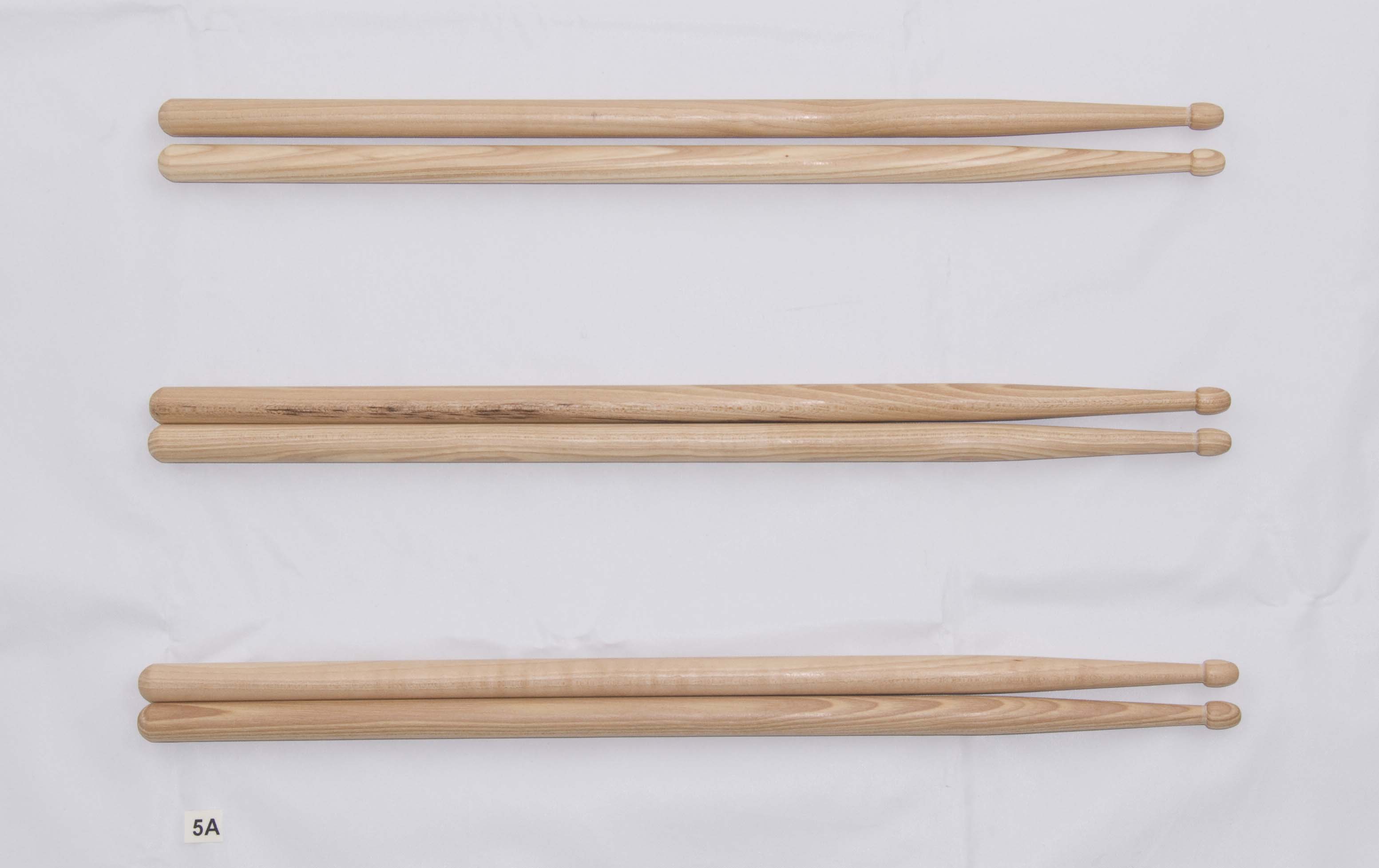 Unbranded LAU5AW, 5A Drum Sticks, American Hickory, Wood Tip
