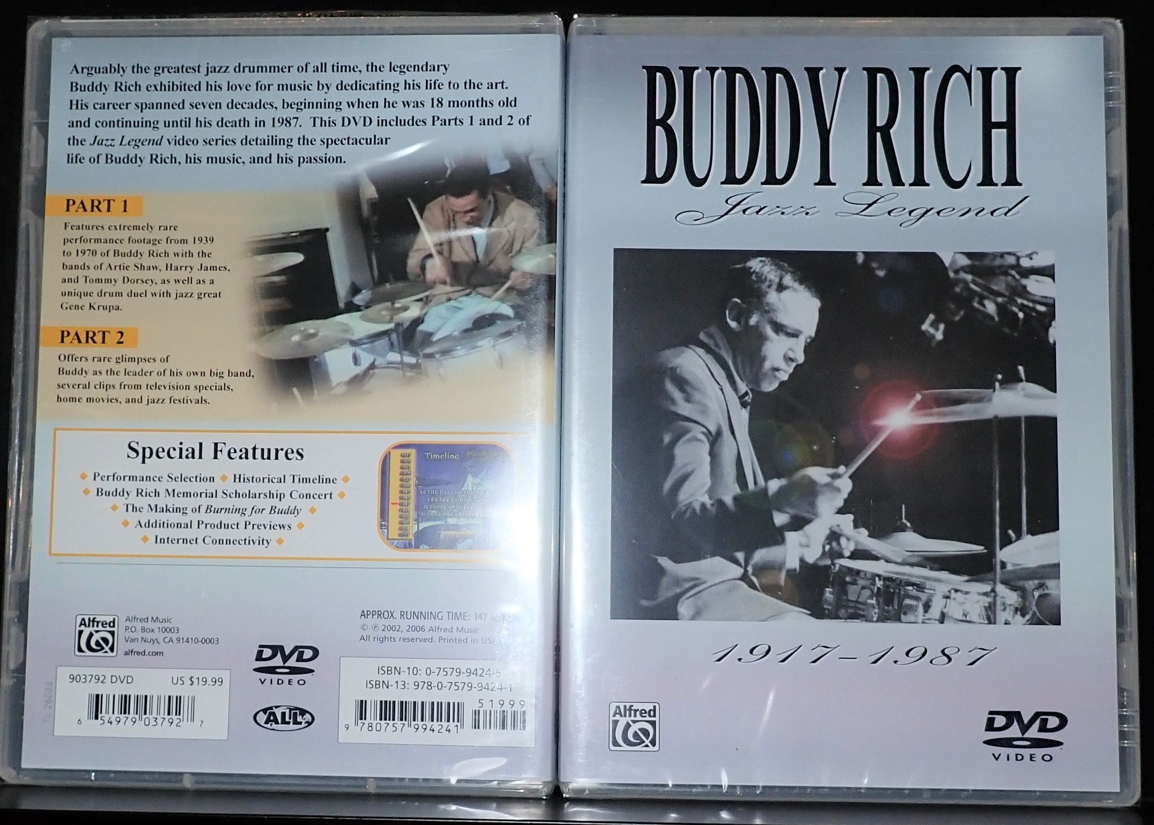 Buddy Rich: Jazz Legend (1917-1987) - DVD