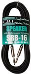 CBI SRB16-20 Speaker Cable, 16 Gauge, 1/4 Connectors, 20 feet (add. size avail.)