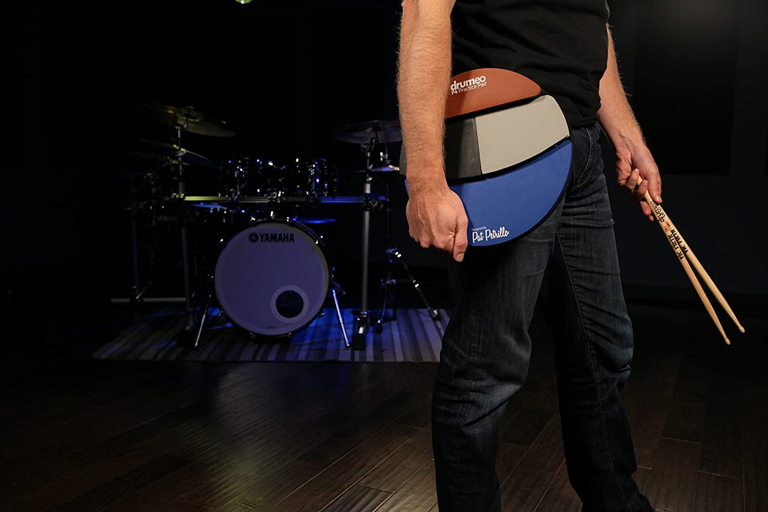 Drumeo, Drumeo P4 Practice Pad, 4 different surface to simulate drum feel