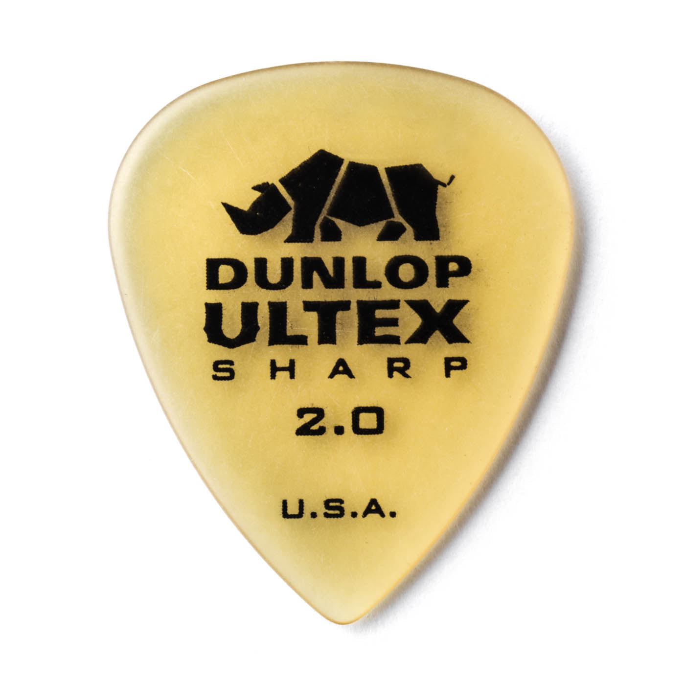 Dunlop 433-200 Ultex® Sharp Pick, 2.0MM