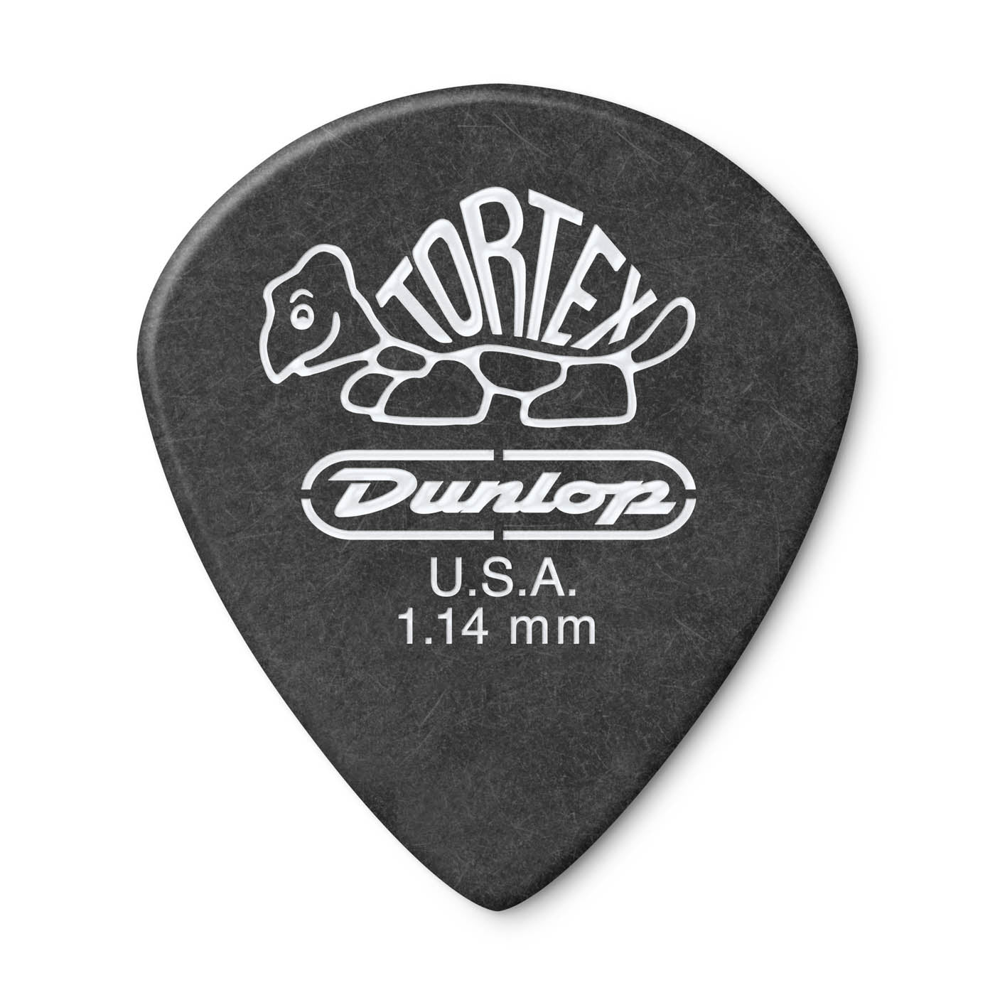 Dunlop 482 Tortex® Pitch Black Jazz III Pick,  1.14MM