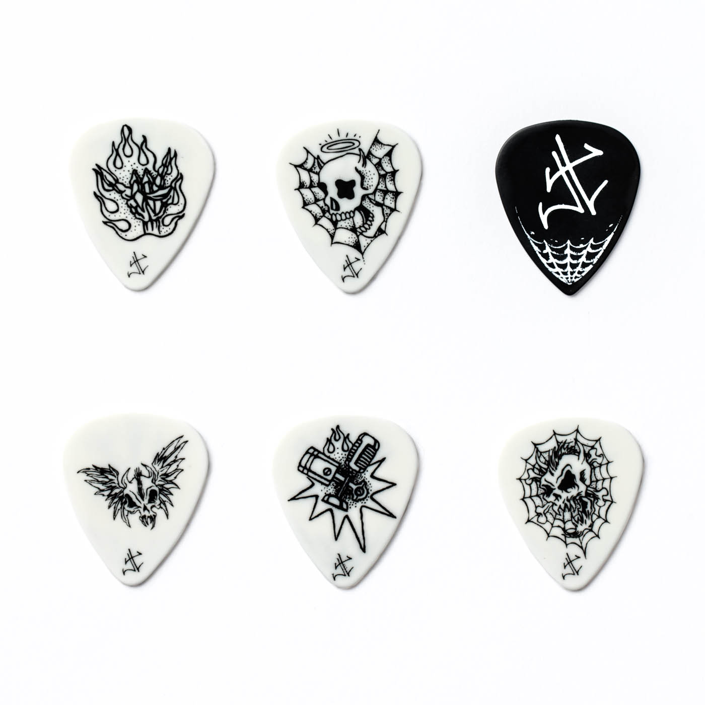 Dunlop Artist James Hetfield Pick Tin, with 6 Tortex Picks