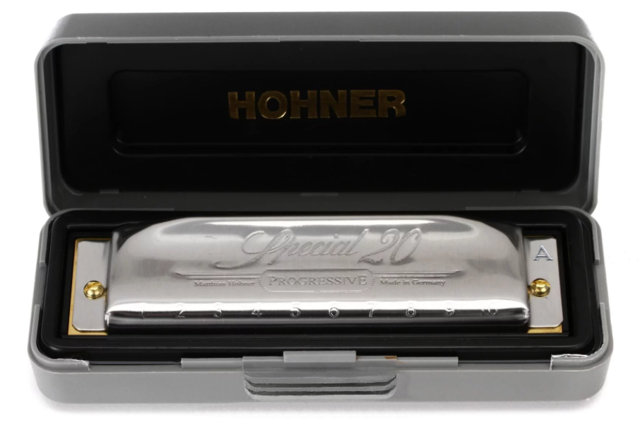 HOHNER Diatonic Harmonica, Progressive Special 20 - Key of A