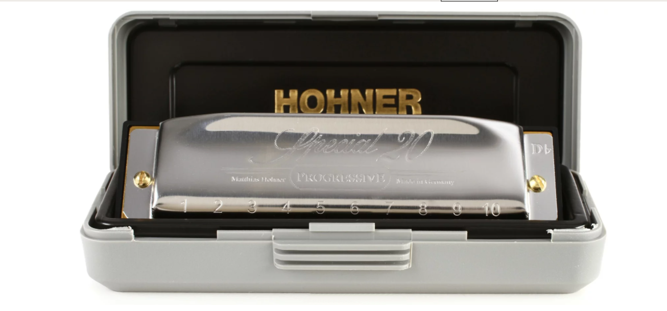 HOHNER Diatonic Harmonica, Progressive Special 20 - Key of C#Db