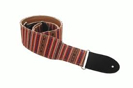 Henry Heller Guitar Strap, HS110-F. Rustic Inca, 2.5" WIdth