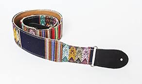 Henry Heller Guitar Strap, HS116-F, Wide -Black India, 2.5" Width