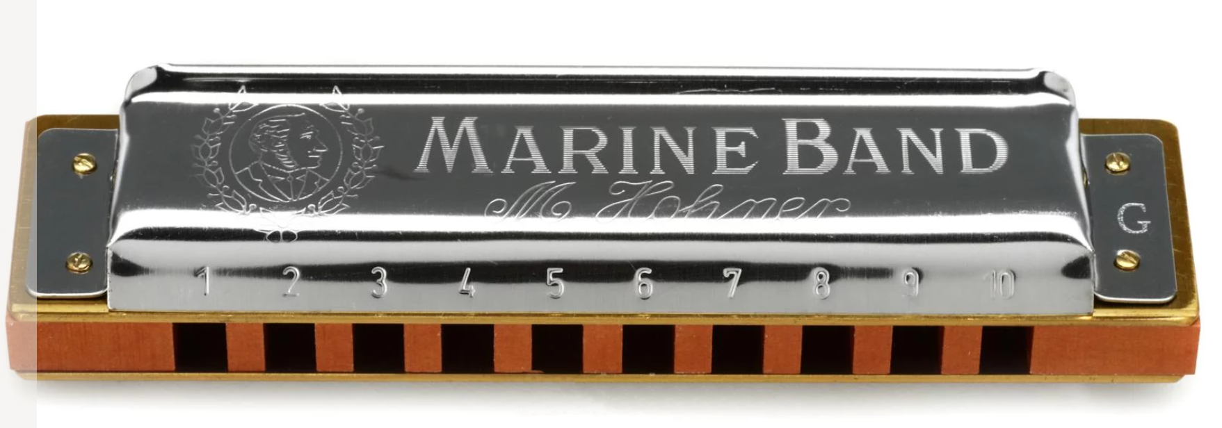 HOHNER  Diatonic Harmonica, Marine Band 1896 - Key of G