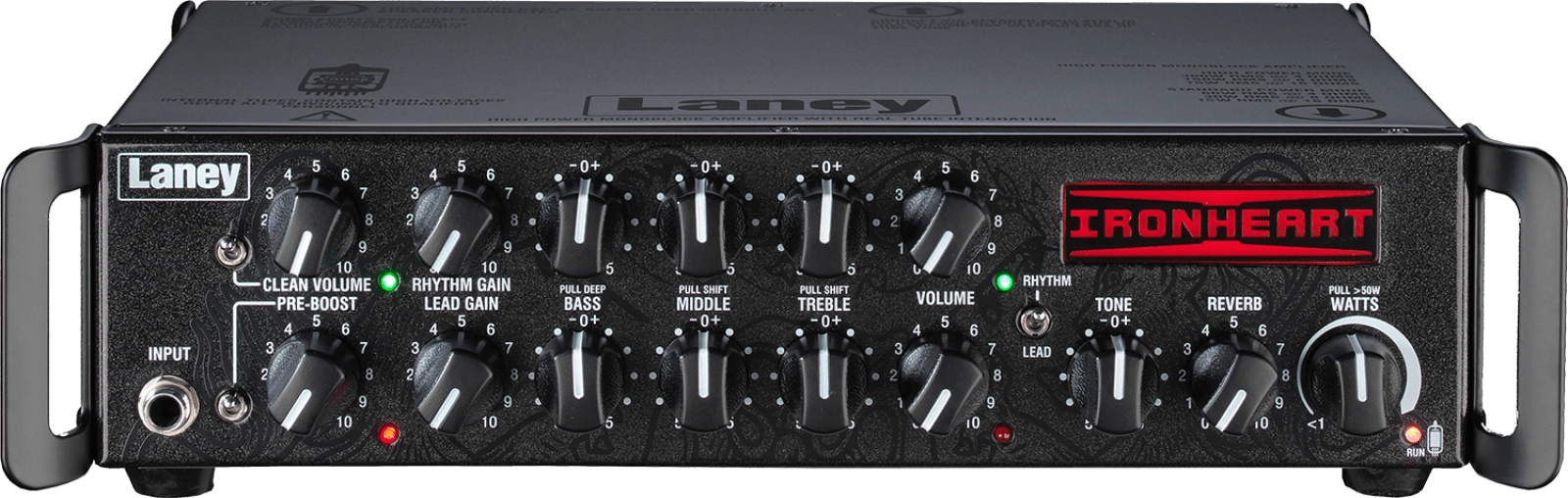 Laney UK IRTSLS IronHeart a 300W Tube Hybrid Guitar Amp, with 3 Channels and Portable.